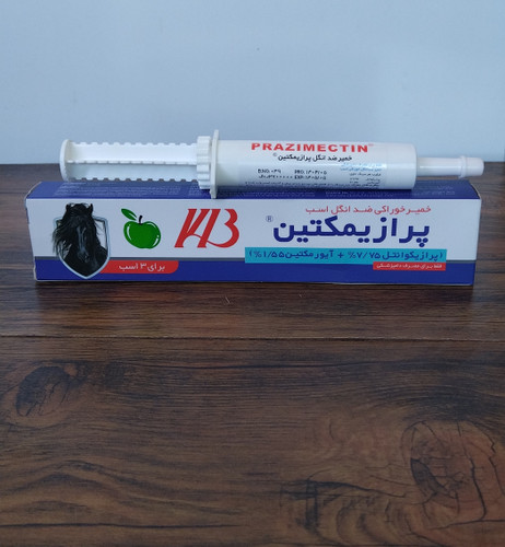 خمیر خوراکی پرازیکوانتل و آیورمکتین اسب