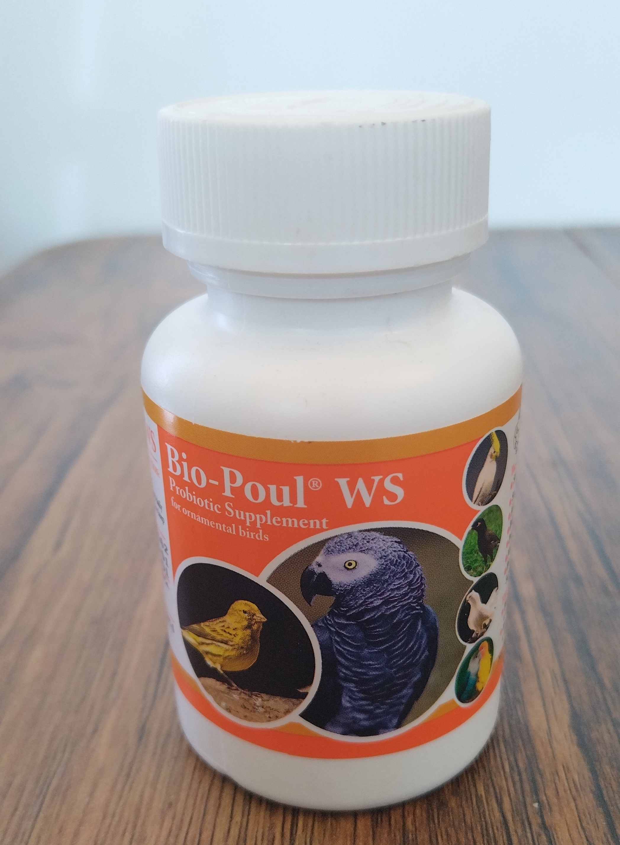 پودر پروبیوتیک 80 گرمی  پرندگان زینتی Bio-Poul WS