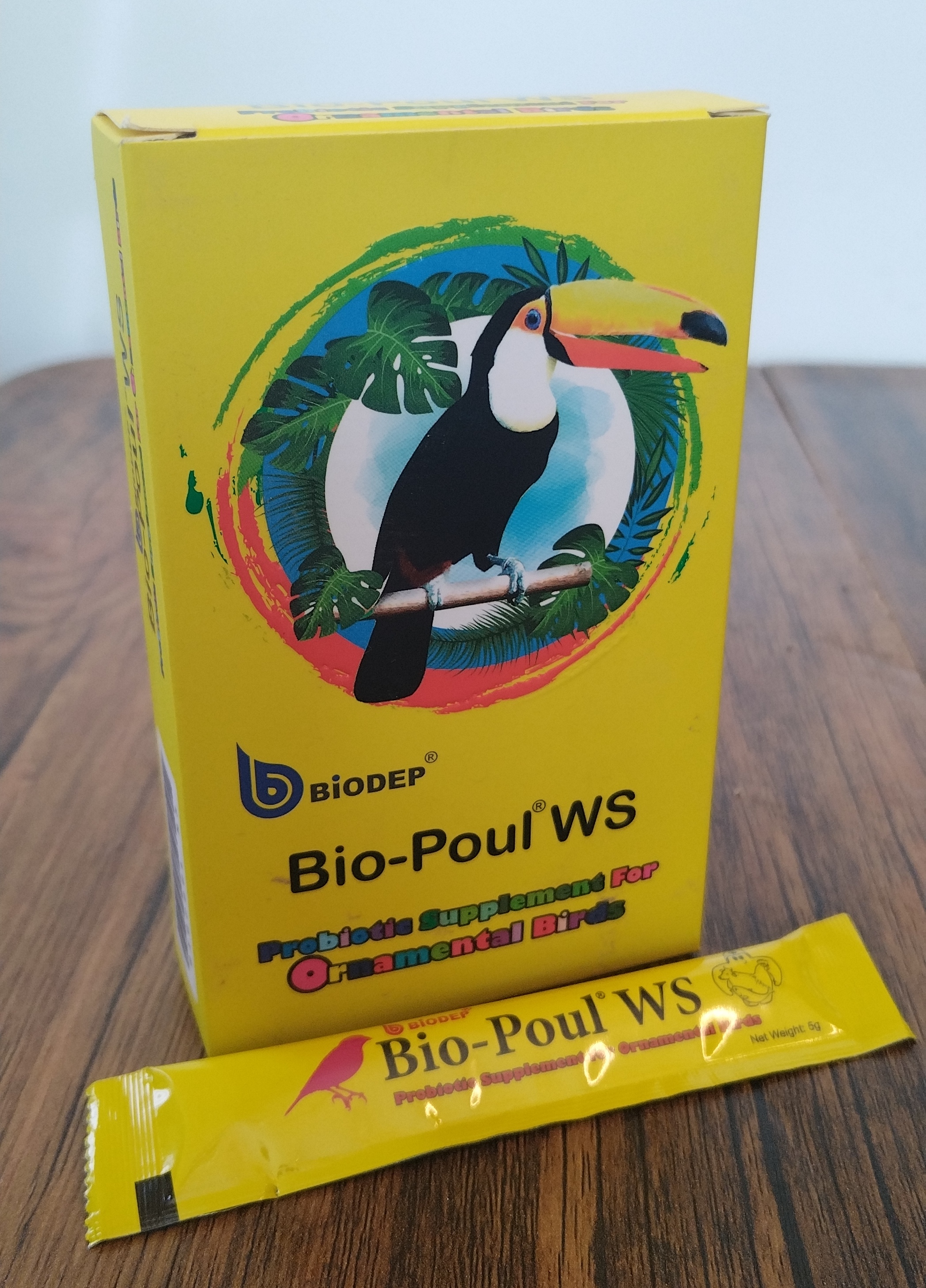 پودر پروبیوتیک 5 گرمی پرندگان زینتی Bio-Poul WS ساشه ای